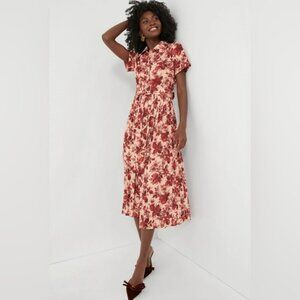 Tuckernuck Flowering Dogwood Azzurra Belted Midi Dress